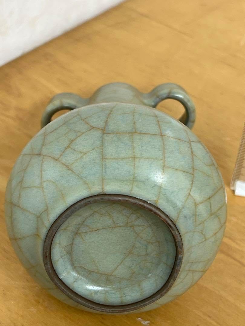 中国宗朝 南宋官窯瓶 唐物古美術 骨董 アンティーク コレクション江戸青磁